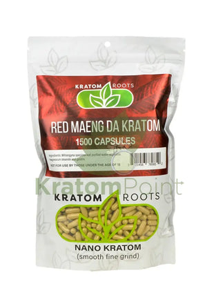 Kratom Roots Nano Red Maeng Da 1500 Capsules