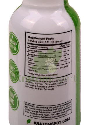 Kratom Spot Kratom Shot Peach Mango 60ml 1 bottle