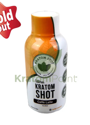 Kratom Spot Ultra Strength Kratom Shot Caffe Latte 60ml 1 bottle