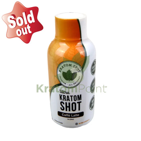Kratom Spot Ultra Strength Kratom Shot Caffe Latte 60ml 1 bottle