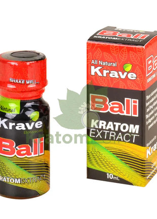 Krave Bali Kratom Extract, 10ml, 1 bottle