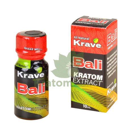 Krave Bali Kratom Extract, 10ml, 1 bottle