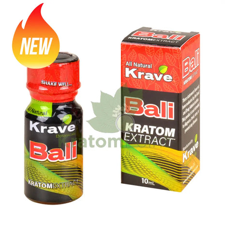 Krave Bali Kratom Extract, 10ml, 1 bottle