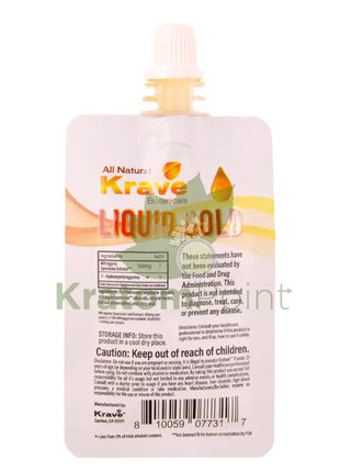 Krave Botanicals Liquid Gold Trainwreck Kratom Pouches 20g
