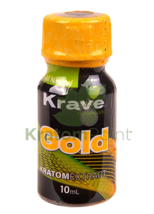 Krave Gold Kratom Extract 10ml 1 bottle