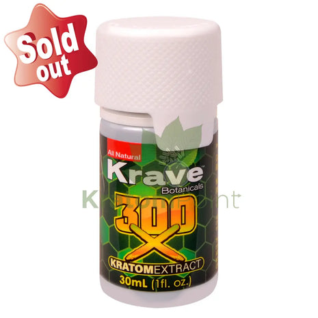 Krave Kratom 300x Extract 30ml 1 bottle