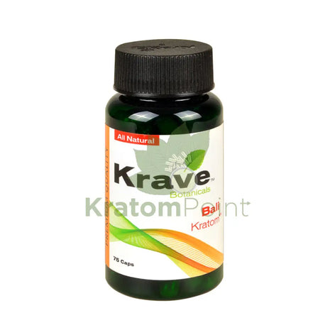 Krave Kratom Bali Capsules, 75 count