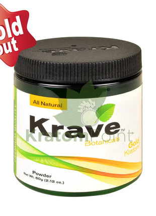 Krave Kratom Gold powder, 60 grams