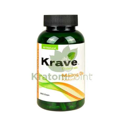 Krave Kratom Maeng Da Capsules, 300 count