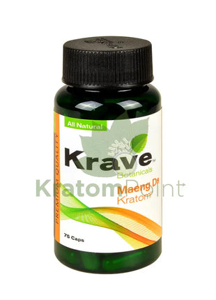 Krave Kratom Maeng Da Capsules, 75 count