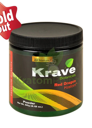 Krave Kratom Red Dragon powder, 60 grams