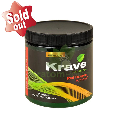 Krave Kratom Red Dragon powder, 60 grams
