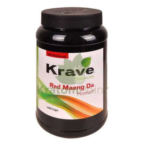 Krave Kratom Red Maeng Da Capsules 1000 count