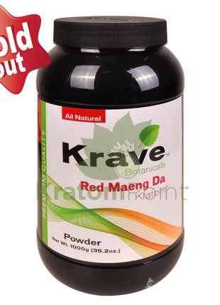 Krave Kratom Red Maeng Da Powder 1000 grams