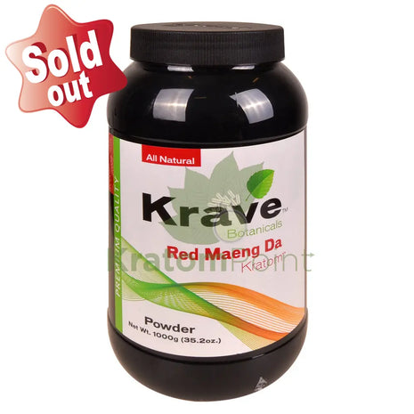 Krave Kratom Red Maeng Da Powder 1000 grams