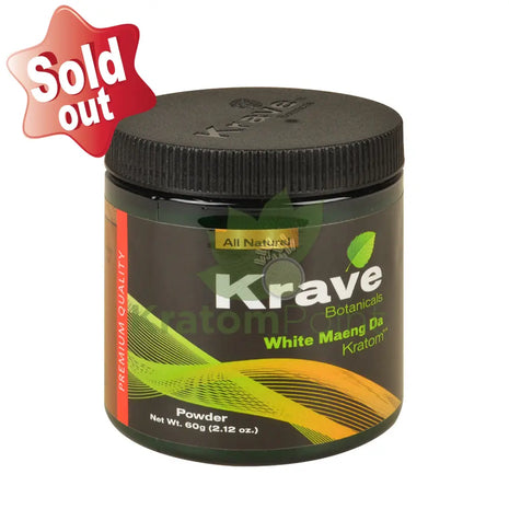 Krave Kratom White Maeng Da powder, 60 grams