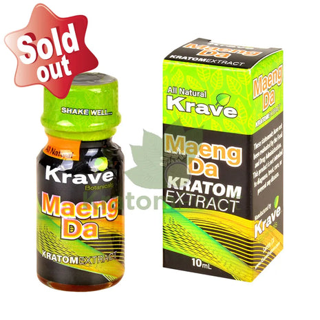 Krave Maeng Da Kratom Extract, 10ml, 1 bottle