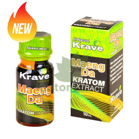 Krave Maeng Da Kratom Extract, 10ml, 1 bottle
