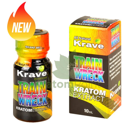 Krave Train Wreck Kratom Extract, 10ml, 1 bottle
