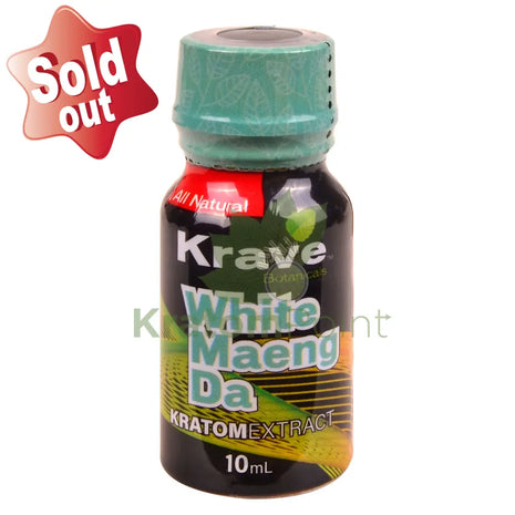 Krave White Maeng Da Kratom Extract 10ml 1 bottle