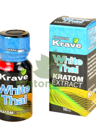 Krave White Thai Kratom Extract, 10ml, 1 bottle