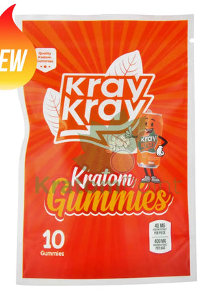Kray Kray Classic Kratom Gummies 40mg 10ct