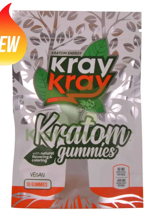 Kray Kray Vegan Kratom Gummies 40mg 10ct