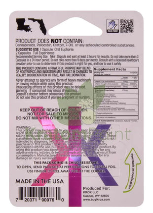 KROX Boutique Euphoric Capsules Fruit Punch 4 Capsules general merchandise