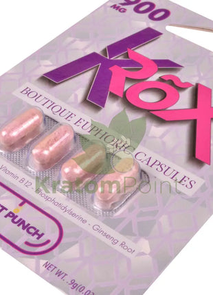 KROX Boutique Euphoric Capsules Fruit Punch 4 Capsules general merchandise