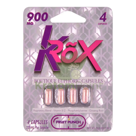 KROX Boutique Euphoric Capsules Fruit Punch 4 Capsules general merchandise