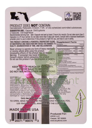 KROX Boutique Euphoric Capsules Mint 4 Capsules general merchandise
