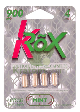 KROX Boutique Euphoric Capsules Mint 4 Capsules general merchandise