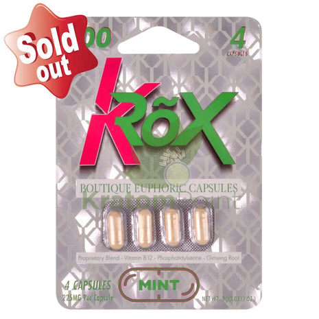 KROX Boutique Euphoric Capsules Mint 4 Capsules general merchandise