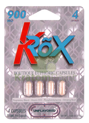 KROX Boutique Euphoric Capsules Unflavored 4 Capsules general merchandise