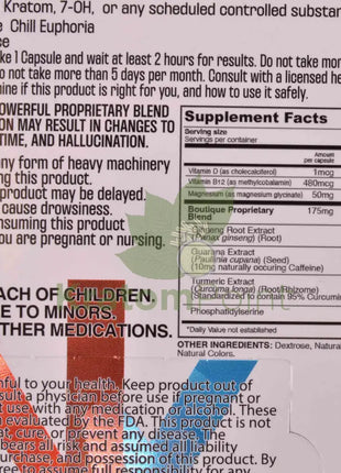 KROX Boutique Euphoric Capsules Unflavored 4 Capsules general merchandise