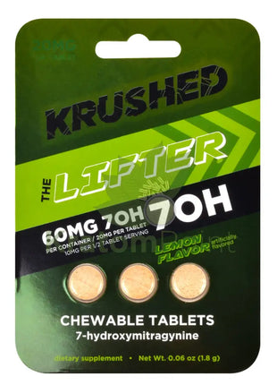 Krushed The Lifter 7OH Lemon Flavor Tablets 3ct Hydroxy