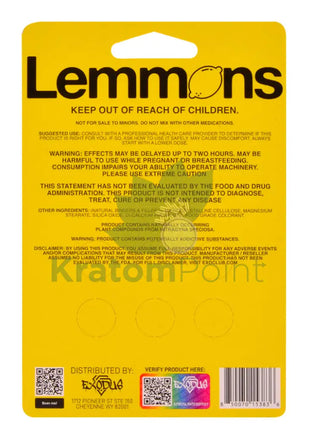 Lemons 7-Hydroxymitragynine Citrus 6 Count Tablets Hydroxy