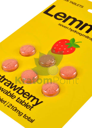 Lemons 7-Hydroxymitragynine Strawberry 6 Count Tablets Hydroxy