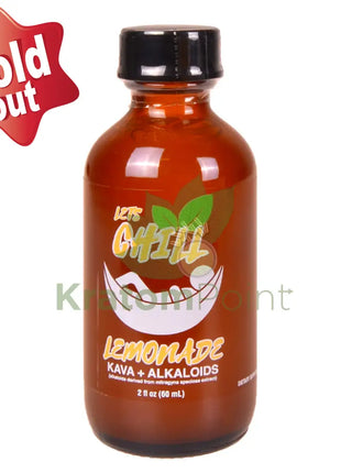 Lets Chill Lemonade Kava + Alkaloids Shot 60ml Kava & Kratom