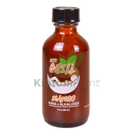 Lets Chill Mango Kava + Alkaloids Shot 60ml Kava & Kratom