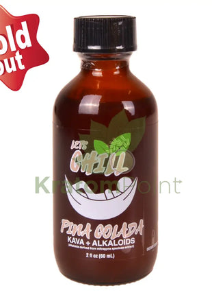 Lets Chill Pina Colada Kava + Alkaloids Shot 60ml Kava & Kratom