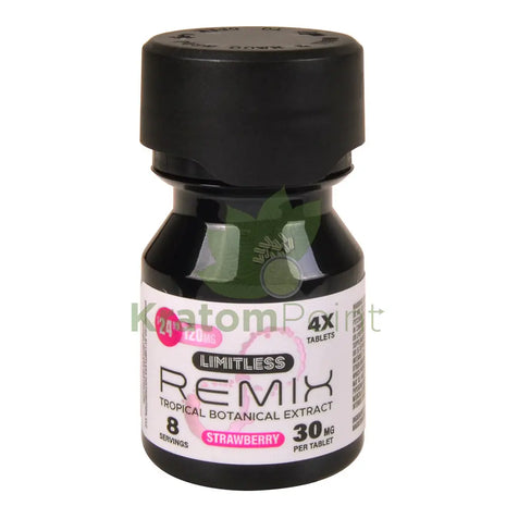 Limitless Remix Tropical Botanical Extract 30mg Strawberry 4ct kratom extract