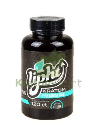 Lipht Kratom Premium Bali Capsules 120ct