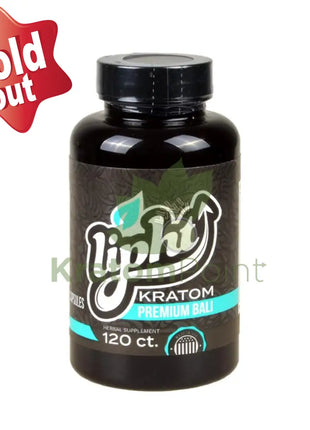 Lipht Kratom Premium Bali Capsules 120ct