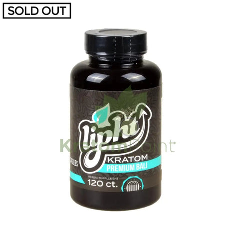 Lipht Kratom Premium Bali Capsules 120ct