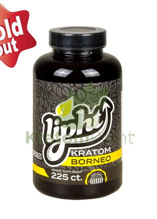 Lipht Kratom Premium Borneo Capsules 225ct
