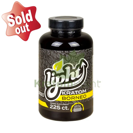Lipht Kratom Premium Borneo Capsules 225ct