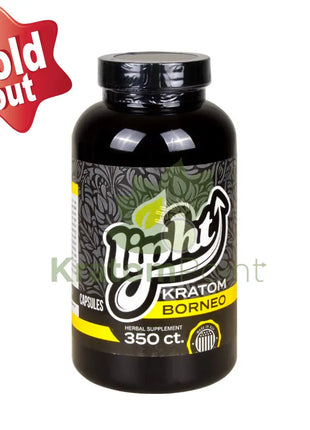Lipht Kratom Premium Borneo Capsules 350ct