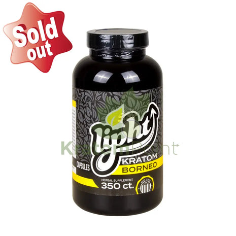 Lipht Kratom Premium Borneo Capsules 350ct