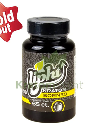 Lipht Kratom Premium Borneo Capsules 65ct